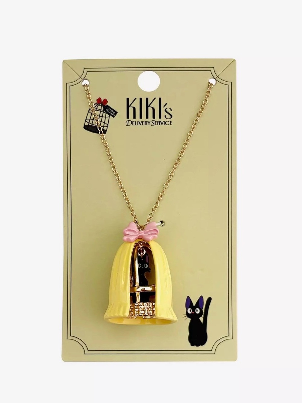 Hot Topic Studio Ghibli Kiki's Delivery Service Jiji Cage Necklace